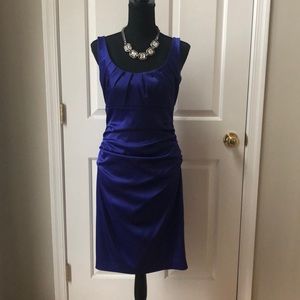 Royal blue cocktail dress - size 8